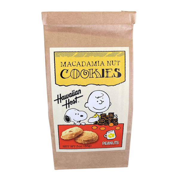 Hawaiian Host スヌーピー&チャーリーブラウン マカダミアナッツクッキーバッグ - ナショナルマート通販